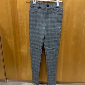 Forever 21 Work Pants- Grey & Black Checkered